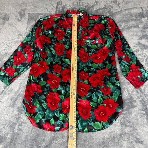 Vtg Gold Label Victoria's Secret Silk Nightgown Womens M Coquette Girl Feminine - Picture 3 of 9